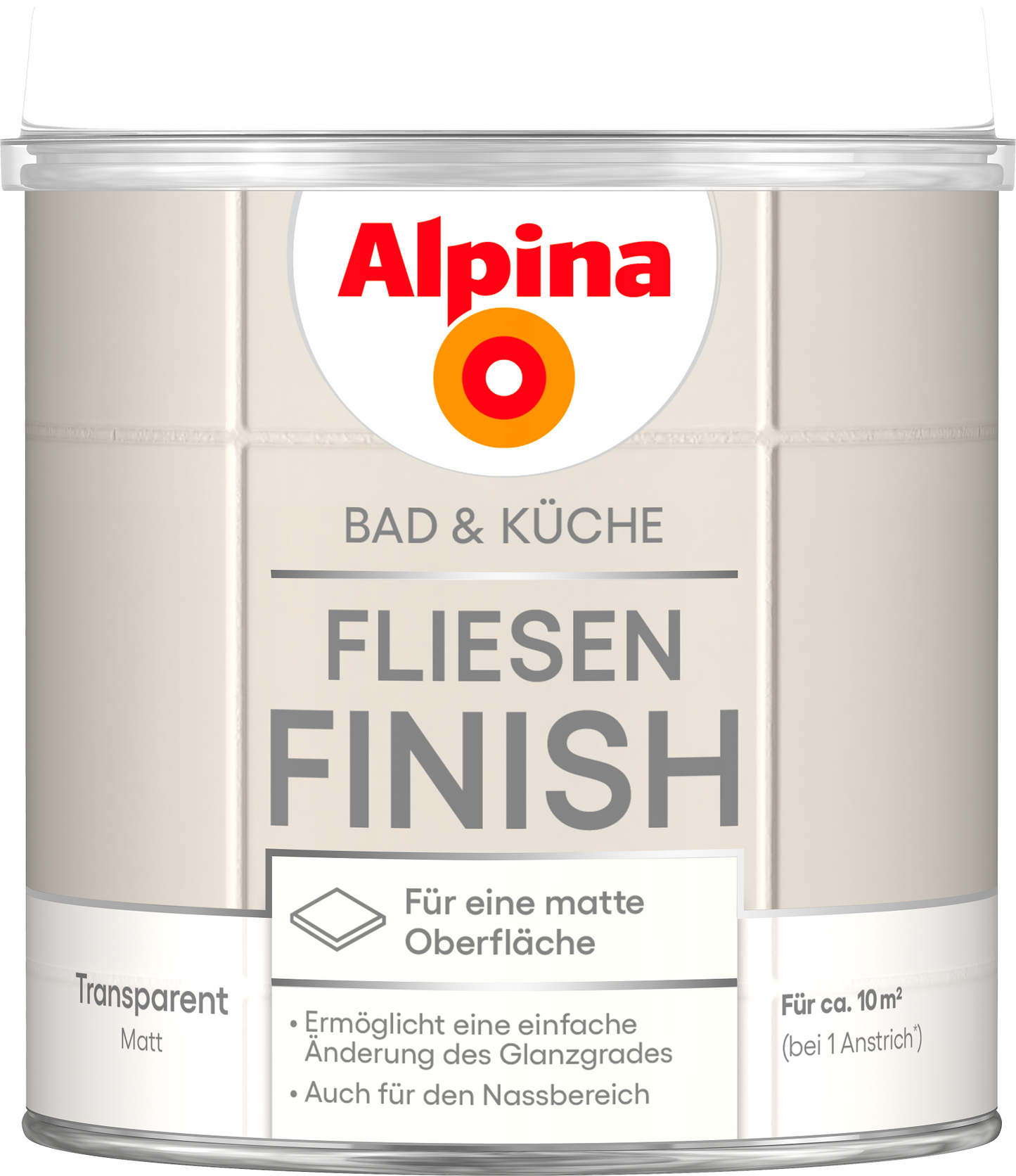 Alpina Bad & Küche Fliesen-Finish matt 750ml