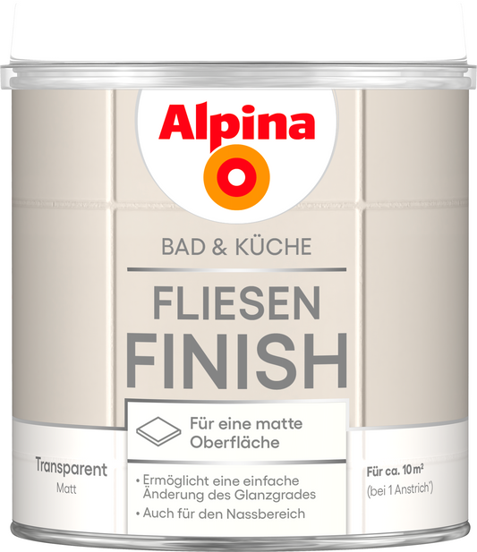 Alpina Bad & Küche Fliesen-Finish matt 750ml