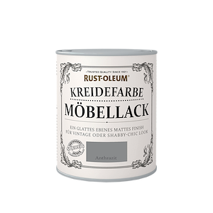 Rust-Oleum Kreidefarbe Möbellack Anthrazit 750ml