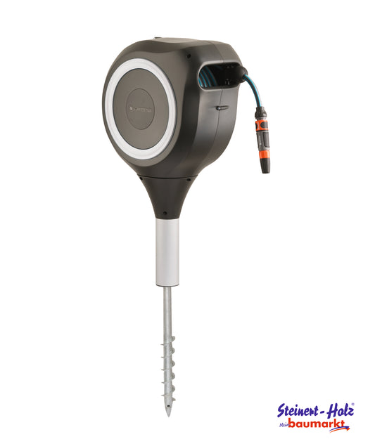 Garten-Schlauchbox RollUp M (weiß) 20 m