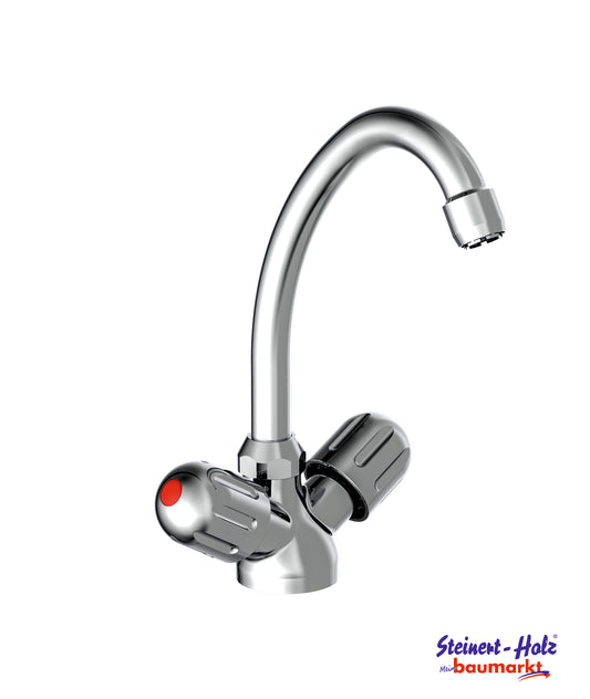 PERUZZI Spültischarmatur Niederdruck, Chrom