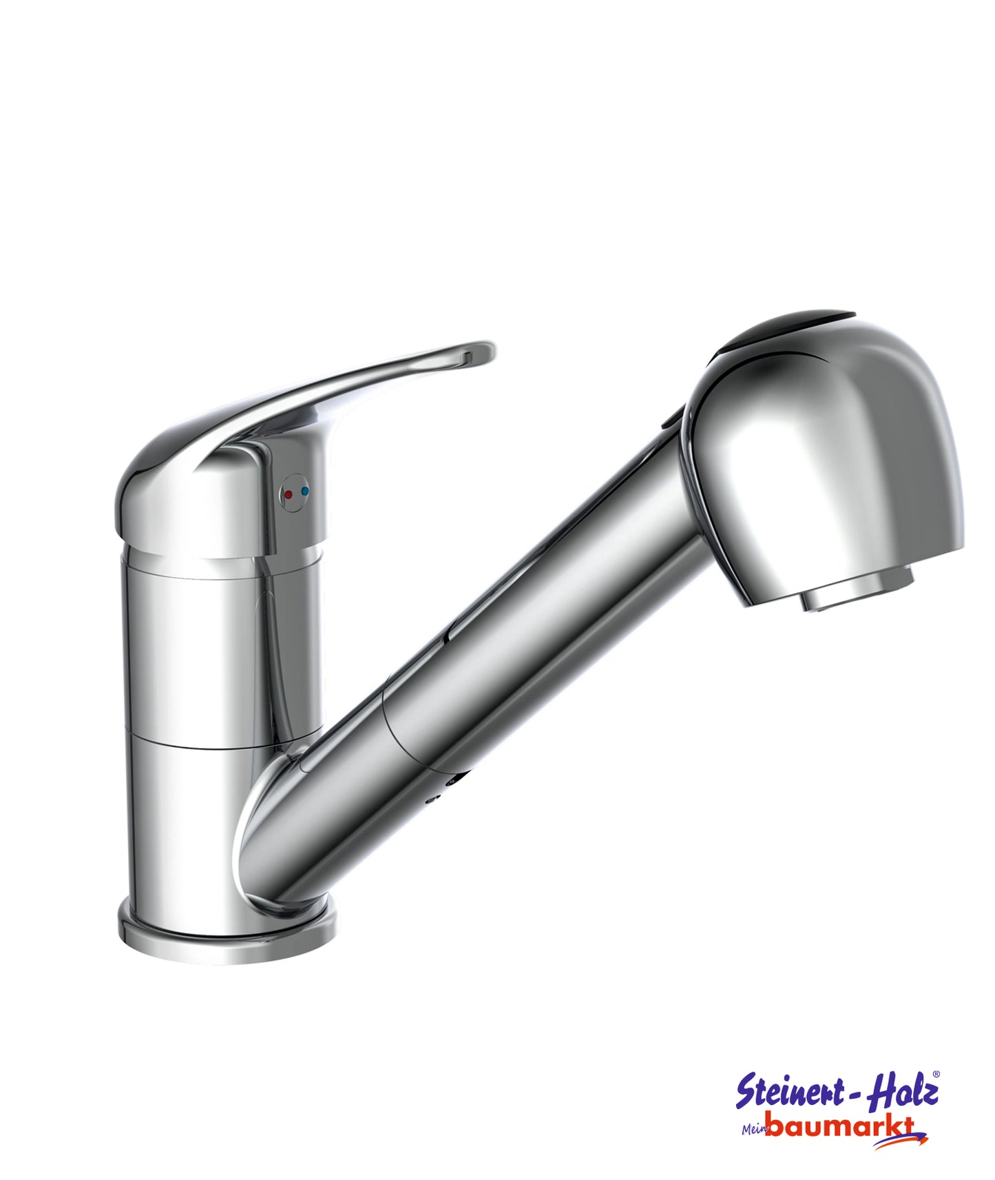 SUPRA Spültischarmatur, Chrom, mit herausziehbarer Geschirrbrause